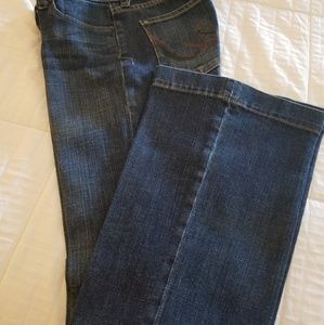 Wide leg express jeans